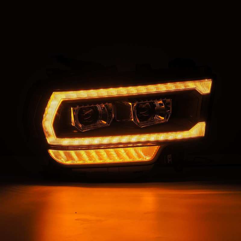 AlphaRex 19+ Ram 2500 PRO-Series Projector Headlights Plank Style Black w/Activation Light