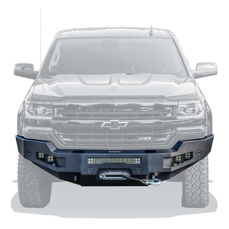 Westin 15+ Chevrolet Silverado 2500/3500 Pro-Series Front Bumper - Textured Black