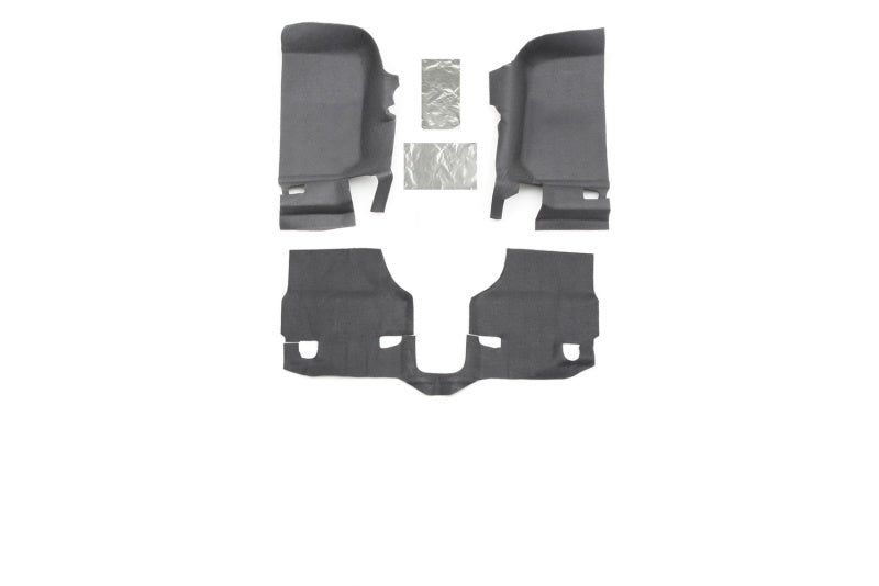 BedRug 11-18 Jeep JK 2Dr Front 3pc BedTred Floor Kit (Incl Heat Shields)