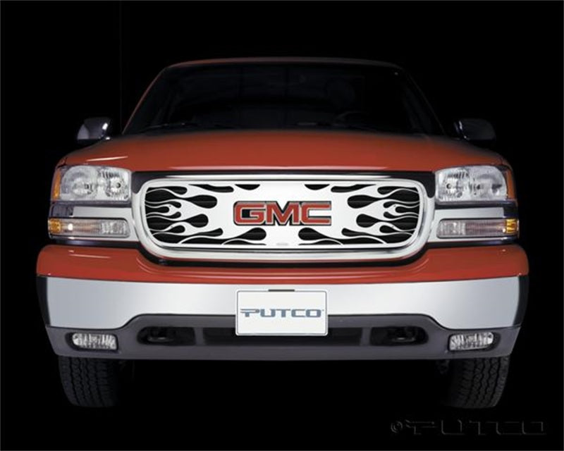 Putco GMC Yukon / Yukon XL w/ Logo CutOut Flaming Inferno Stainless Steel Grille