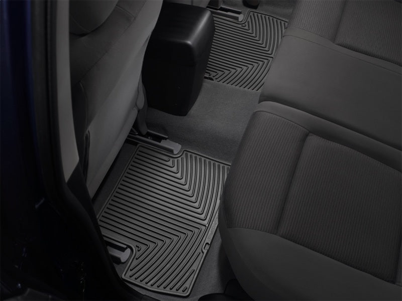 WeatherTech GMC Rally Van Rear Rubber Mats - Black