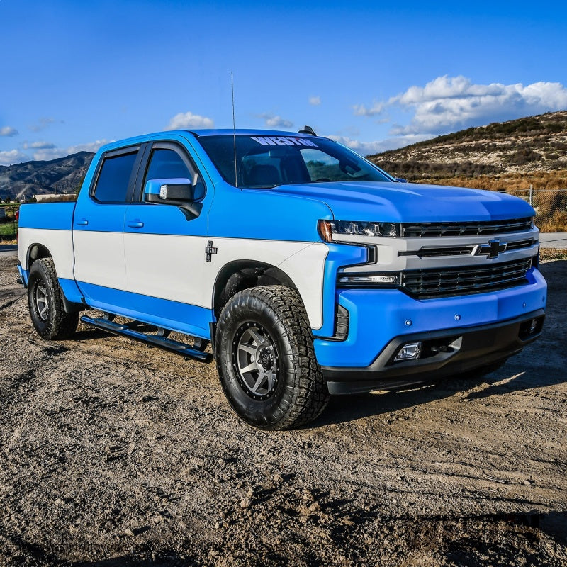 Westin Chevrolet Silverado/Sierra 1500 Crew Cab Non LD PRO TRAXX 5 Oval Nerf Step Bars - Black