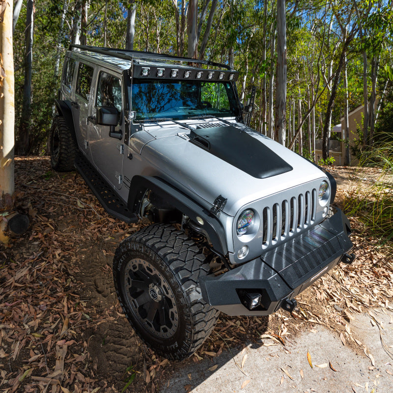 Go Rhino Jeep Wrangler JK WLF Windshield Light Mount Frame - Eight Cube Lights