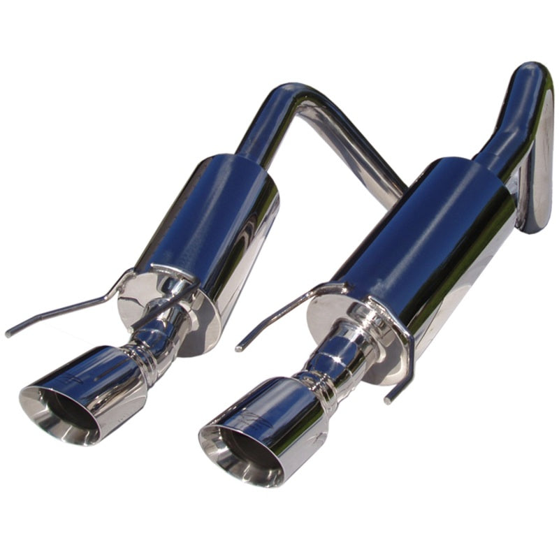 MBRP Chevrolet Corvette Dual Muffler Axle Back 4 Round Dual Wall Tips