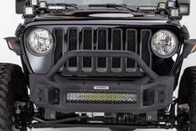 Load image into Gallery viewer, Go Rhino Jeep Wrangler JL/JLU/JK/JKU/Gladiator JT Rockline Front Stubby Bumper w/ Overrider