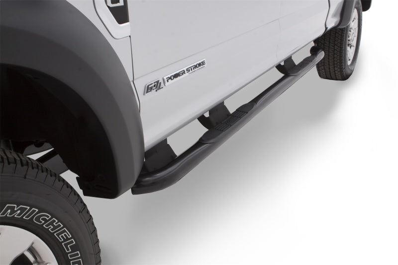 Lund Ford Ranger 3in. Round Bent Steel Nerf Bars - Polished