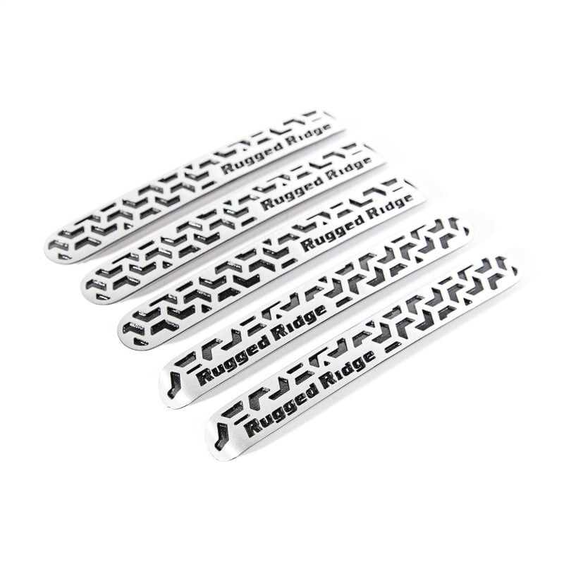 Rugged Ridge Elite Dr Hndle Insert Contrast Tread4D Jeep Wrangler JK