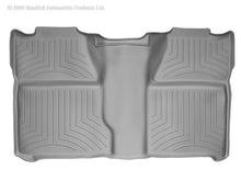 Load image into Gallery viewer, WeatherTech Chevrolet Silverado (Excl. Hybrid) Crew Cab Rear FloorLiner - Grey