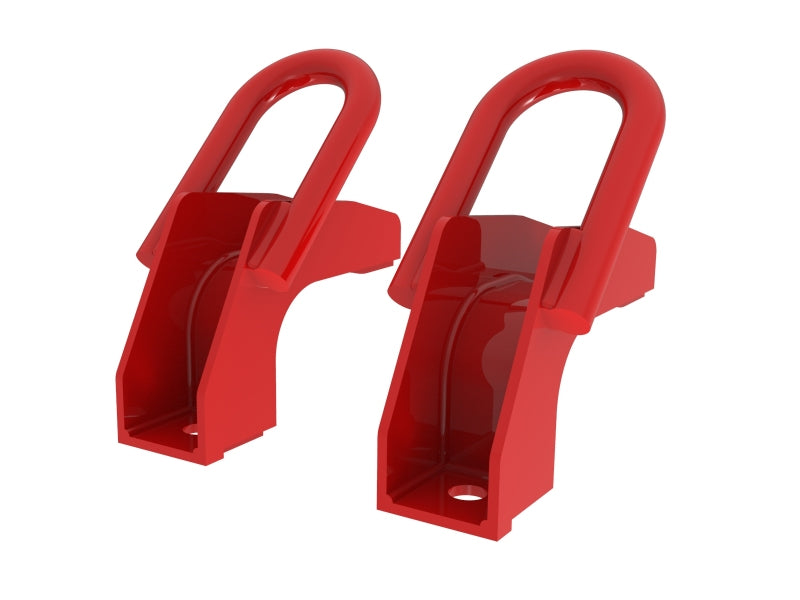aFe Front Tow Hook Red 2022+ Toyota Tundra 3.5L V6