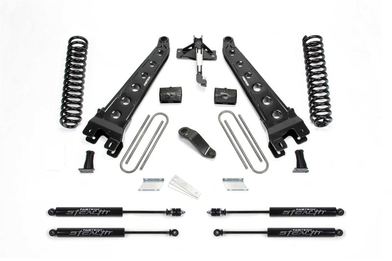 Fabtech 19+ Ford F450/F550 4WD Diesel 6in Rad Arm Sys w/Coils & Stealth