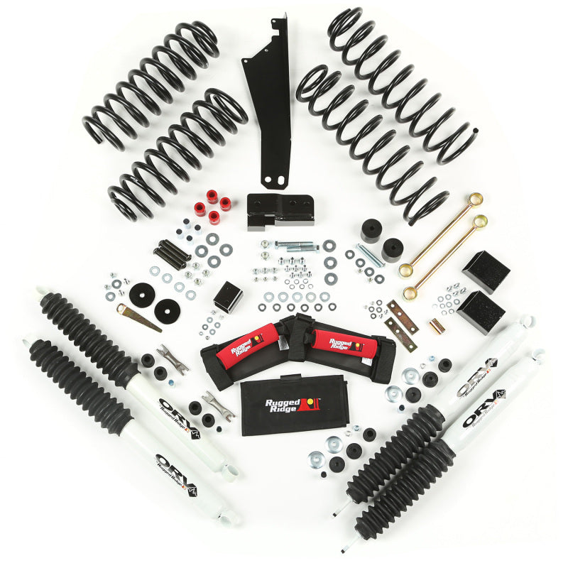 Rugged Ridge 2.5in Lift Kit with Shocks Jeep Wrangler JK