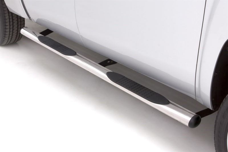 Lund Dodge Ram 2500 Crew Cab 4in. Oval Straight SS Nerf Bars - Polished
