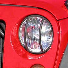 Load image into Gallery viewer, Rugged Ridge Jeep Wrangler JK Black Headlight Euro Guards