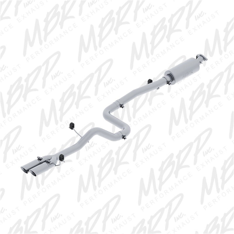 MBRP Ford Fiesta ST 1.6L EcoBoost 3in Dual Outlet Alum Cat Back