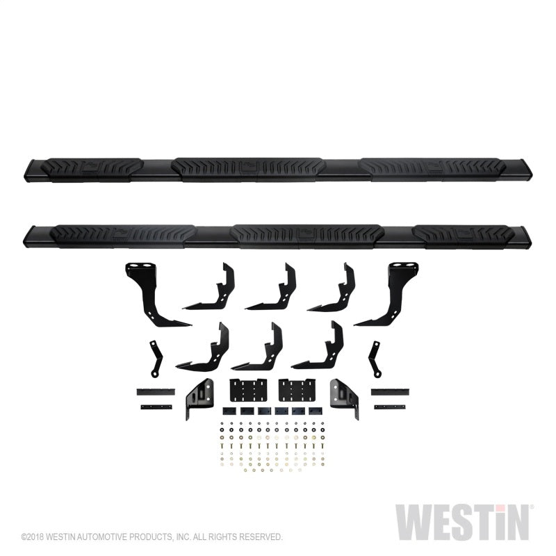 Westin Chevrolet Silverado/Sierra 1500 Crew Cab (5.5ft) R5 Modular Nerf Step Bars - Black