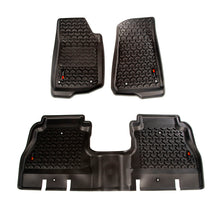 Load image into Gallery viewer, Rugged Ridge Floor Liner Front/Rear Black Jeep Wrangler JL 4 Dr