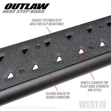Load image into Gallery viewer, Westin 05+ Toyota Tacoma Double Cab Outlaw Nerf Step Bars