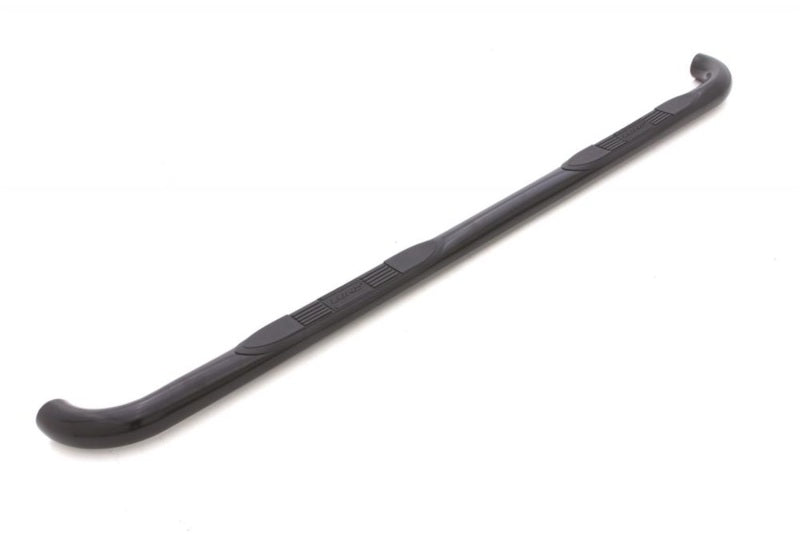Lund Chevy Silverado 1500 Double Cab 3in Round Bent SS Nerf Bars - Black