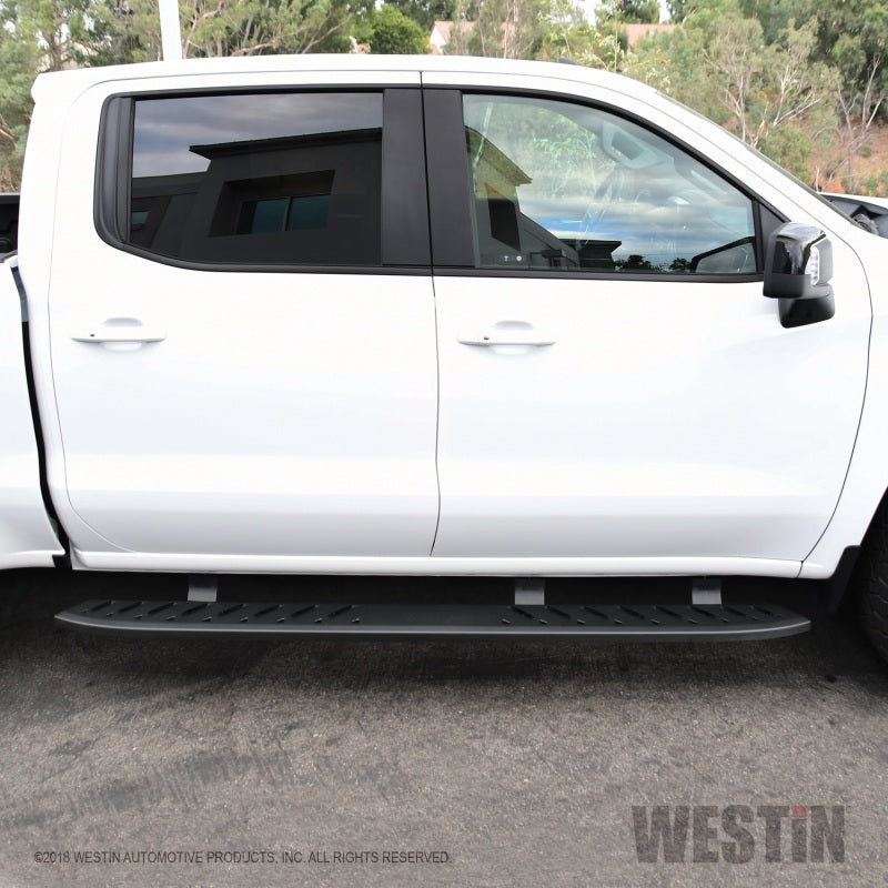 Westin Chevrolet Silverado/Sierra 1500 Crew Cab Thrasher Running Boards - Textured Black