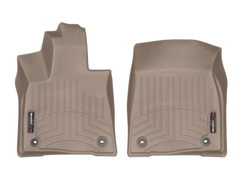 WeatherTech 2016+ Lexus RX Front FloorLiner - Tan