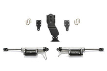 Load image into Gallery viewer, Fabtech 19+ Ford F450/F550 4WD Dual Steering Stabilizer System w/DL 2.25 Resi Shocks