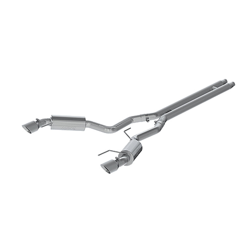 MBRP Ford Mustang GT 5.0 3in Cat Back Dual Split Rear Street Version 4.5in Tips - T409