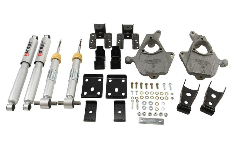 Belltech LOWERING KIT Chevy/GMC Silverado/Sierra All Cabs 2WD 2in Front/4in Rear w/ Shocks