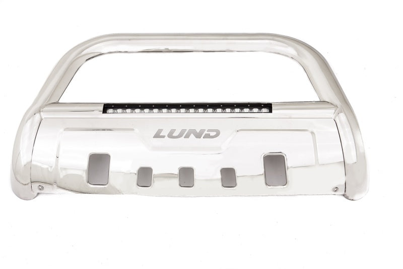 Lund Chevy Silverado 2500 Bull Bar w/Light & Wiring - Polished