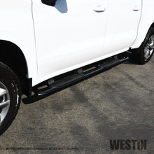 Load image into Gallery viewer, Westin Chevrolet Silverado/Sierra 1500 Crew Cab Non LD PRO TRAXX 5 Oval Nerf Step Bars - Black