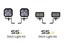 Load image into Gallery viewer, Diode Dynamics 21-22 Ford F-150 SS3 Stage Series Backlit Ditch Light Kit Sport - White Combo