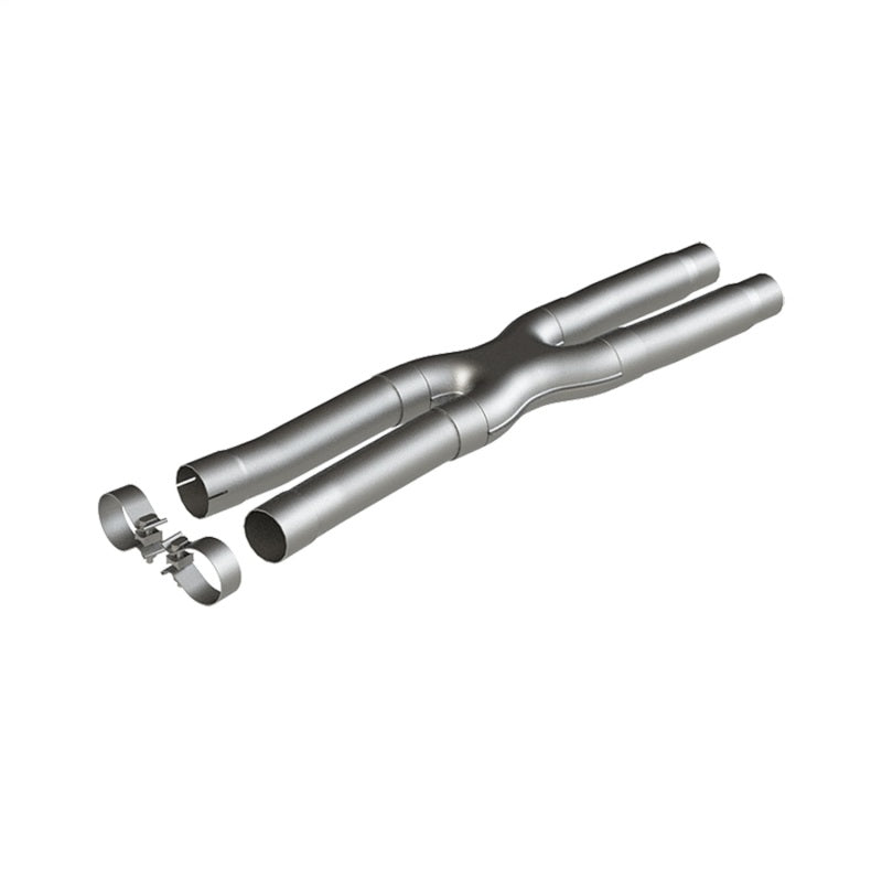 MBRP Ford Mustang GT 2.5in Resonator Delete X-Pipe - AL