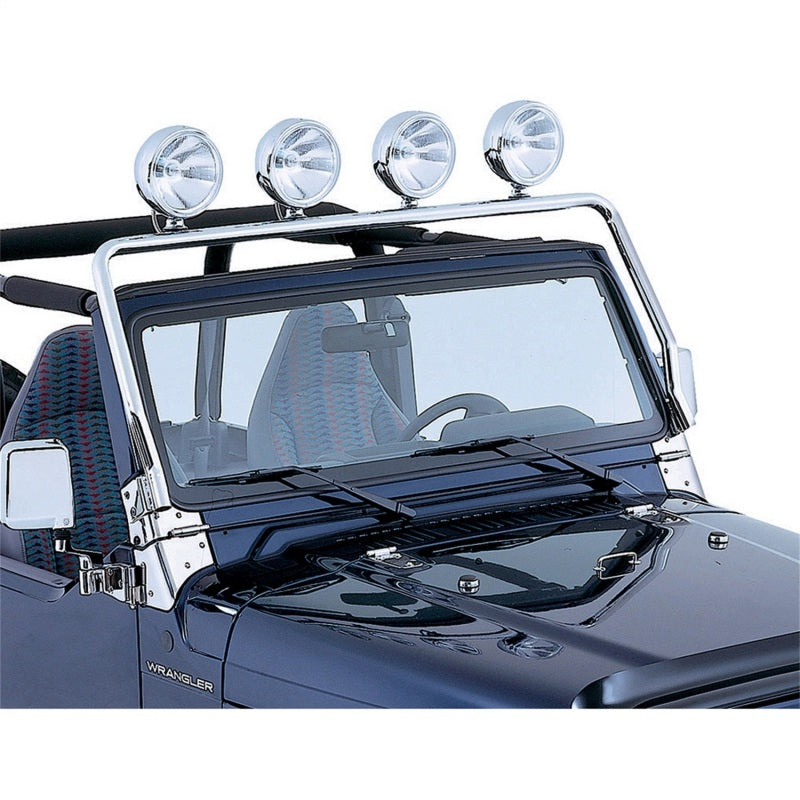 Rugged Ridge Jeep Wrangler TJ Stainless Steel Full Frame Light Bar