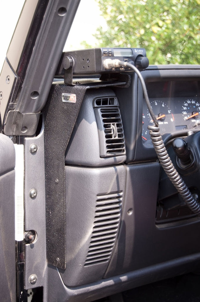 Rugged Ridge CB Radio Dash Mount Jeep TJ LJ Jeep Wrangler