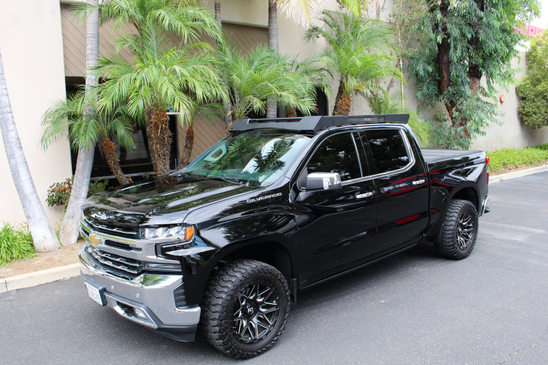 Go Rhino Chevrolet/GMC Silverado/Sierra 1500 CC Ceros Low Profile Roof Rack - Tex. Blk