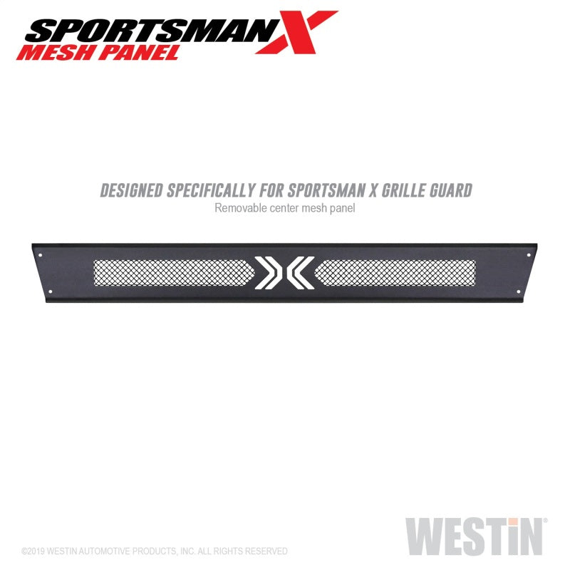 Westin 15+ Ford F-150/14-20 Toyota Tundra Sportsman X Mesh Panel - Textured Black
