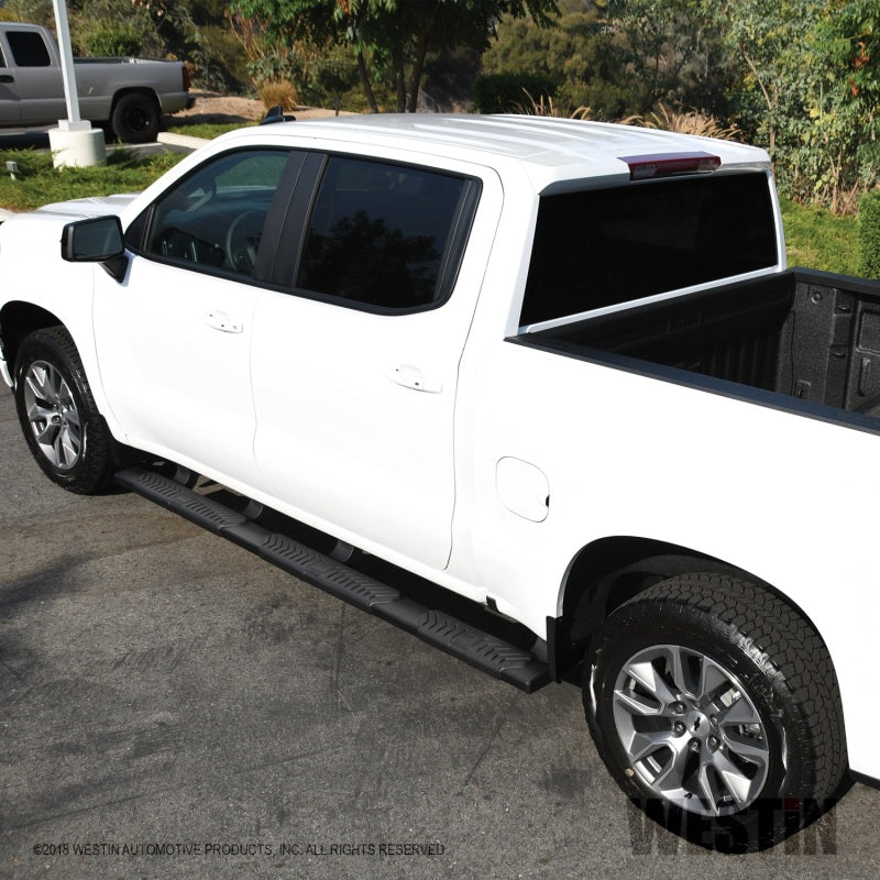 Westin Chevrolet Silverado/Sierra 1500 Crew Cab (5.5ft) R5 Modular Nerf Step Bars - Black