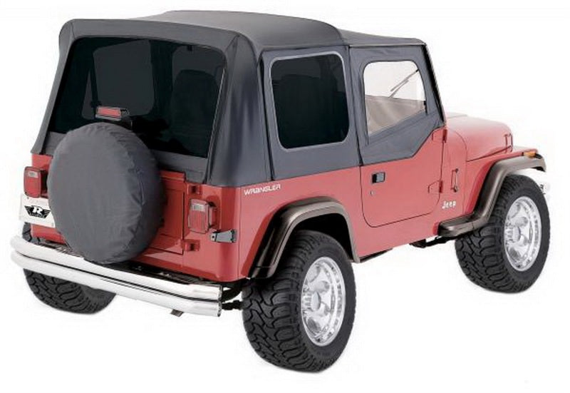 Rampage Jeep Wrangler(YJ) OEM Replacement Top - Black Denim