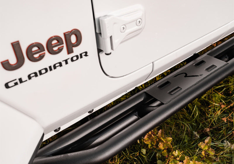 Rampage Jeep Gladiator SRS Sidebar Rock Crawler Steps - Black