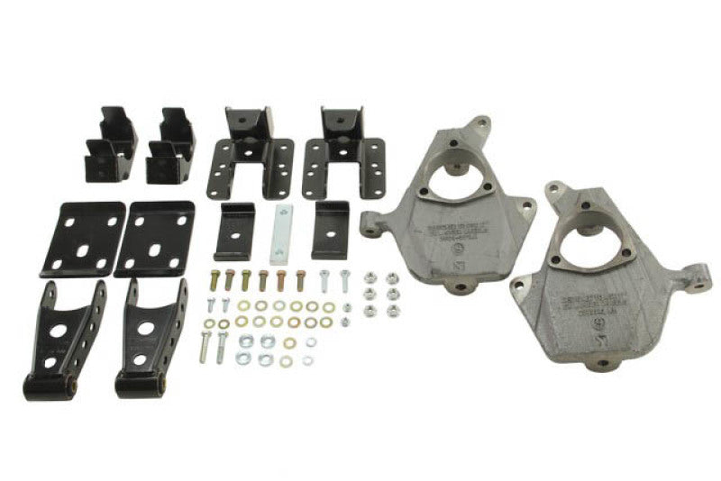Belltech LOWERING KIT Chevy/GMC Silverado/Sierra All Cabs 2WD 2in Front/4in Rear w/o Shocks