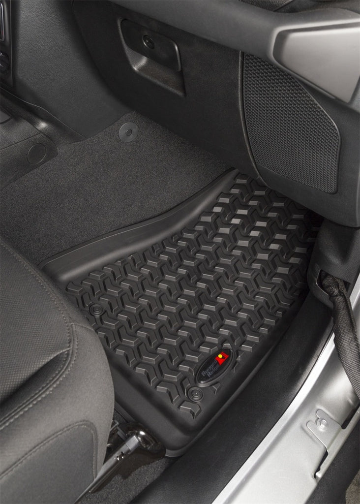 Rugged Ridge Floor Liner Front Black Jeep Wrangler 2020 Gladiator JL / JT