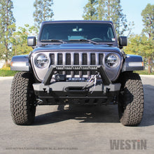 Load image into Gallery viewer, Westin 18+ Jeep Wrangler JL Stubby Front Bumper - Textured Black