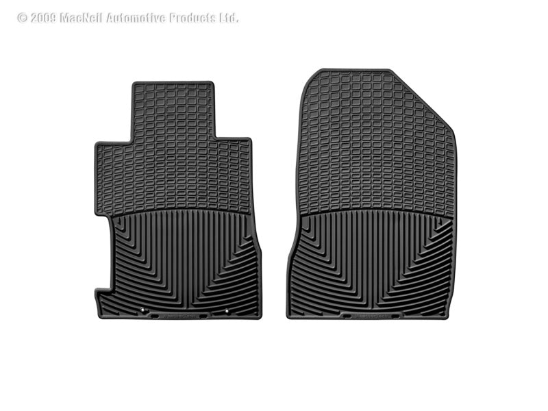 WeatherTech Honda Civic Coupe / Si Coupe Front Rubber Mats - Black