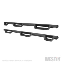 Load image into Gallery viewer, Westin Ford F-250/350/450/550 CC (6.75ft Bed) HDX Drop Whl to Whl Nerf Step Bars - Text Blk