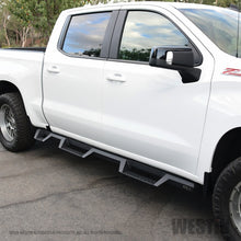 Load image into Gallery viewer, Westin Chevrolet Silverado/Sierra 1500 (5.5ft) Drop Wheel to Wheel Nerf Step Bars - Txt Black