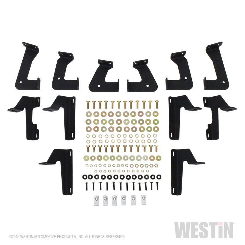 Westin 18+ Jeep Wrangler JL Unlimited 4DR HDX Drop Nerf Step Bars - Textured Black