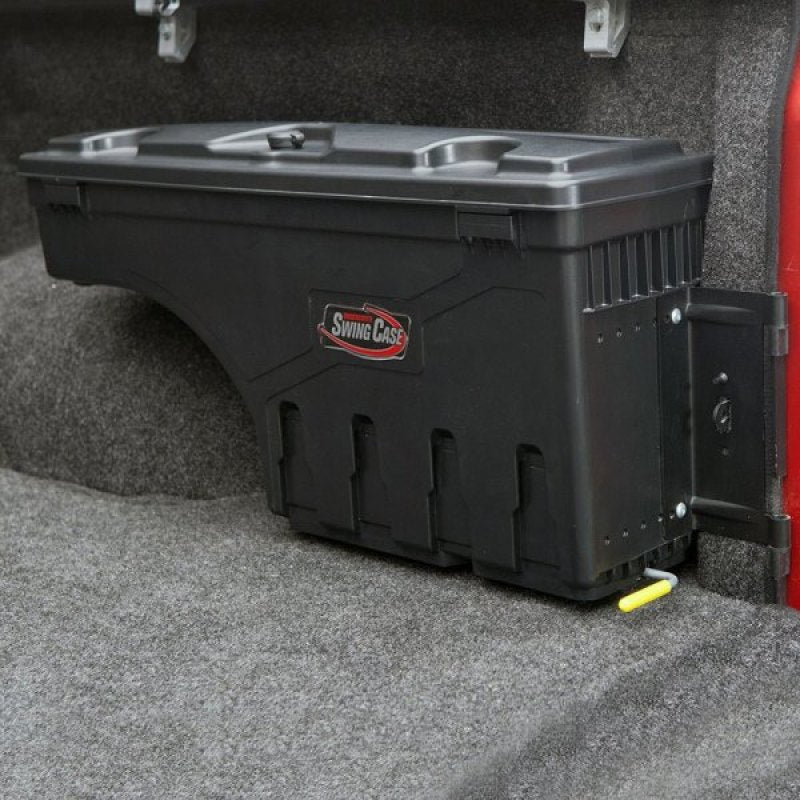 UnderCover Nissan Frontier Ext/Crew All Beds Passenger Side Swing Case - Black Smooth