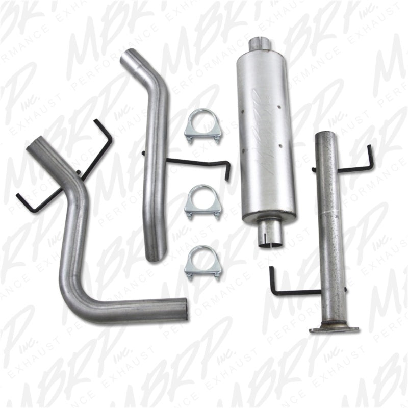 MBRP Toyota FJ 4.0L V6 Cat Back Single Rear Exit Off-Road Tail No tip