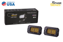 Load image into Gallery viewer, Diode Dynamics Stage Series 2 In LED Pod Sport - Yellow Fog Flush ABL (Pair)