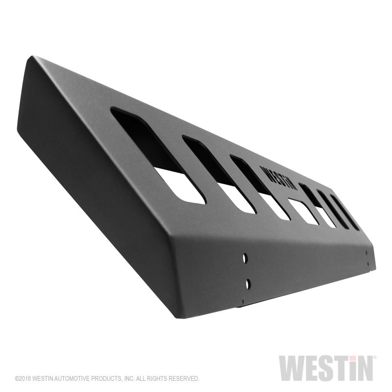 Westin 18+ Jeep Wrangler JL Front Bumper Skid Plate - Textured Black