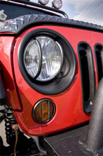 Load image into Gallery viewer, Rugged Ridge Headlight Bezels Black Jeep Wrangler JK